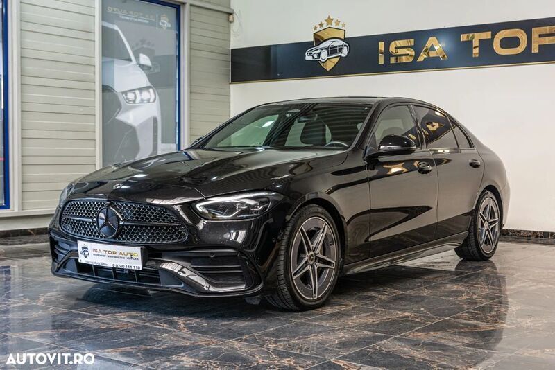 Negru Utilizat 2023 Mercedes C180 Berlinǎ | 34.500 EUR (Scump) - Imagine 1/4
