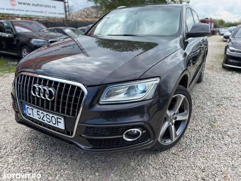 Gri Utilizat 2014 Audi Q5 SUV | 12.900 EUR (Super Preț) - Imagine 1/4