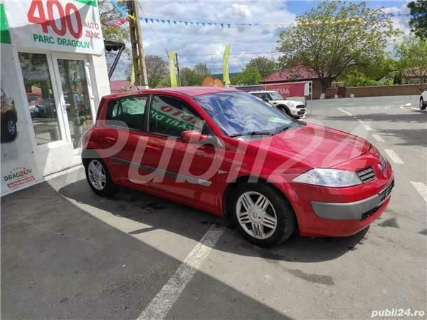 Second-hand Renault Mégane II 135 CP (99 kW) 2003 Rosu Hatchback