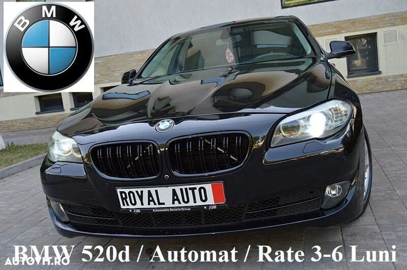 Negru Utilizat 2012 BMW 520 Berlinǎ | 10.990 EUR (Puțin scump) - Imagine 1/4