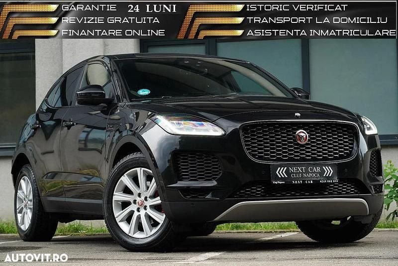 Culoarenegru Utilizat 2019 Jaguar E-Pace R-Dynamic SUV | 17.850 EUR (Preț bun) - Imagine 1/4
