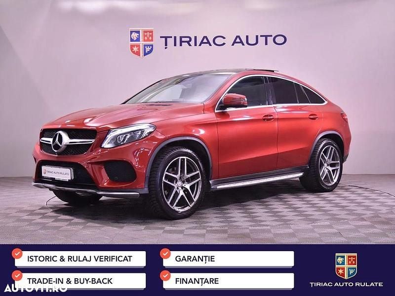 Culoarerosu Utilizat 2015 Mercedes GLE350 AMG line Coupe | 30.490 EUR (Preț bun) - Imagine 1/4
