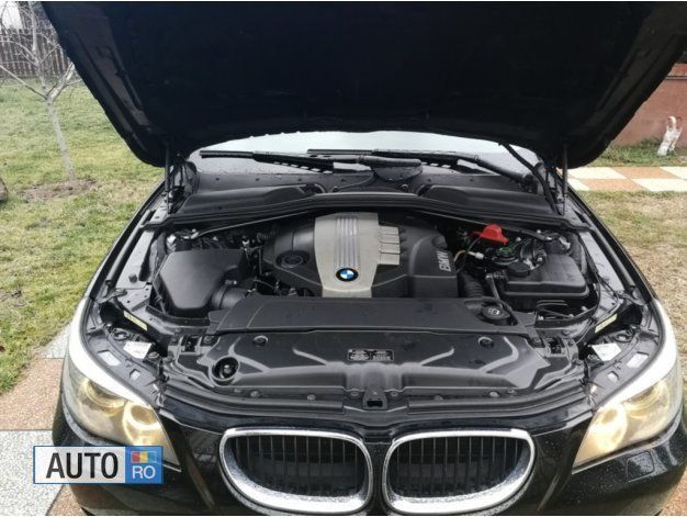 Second-hand BMW 520 163 CP (119 kW) 2007 Negru Break