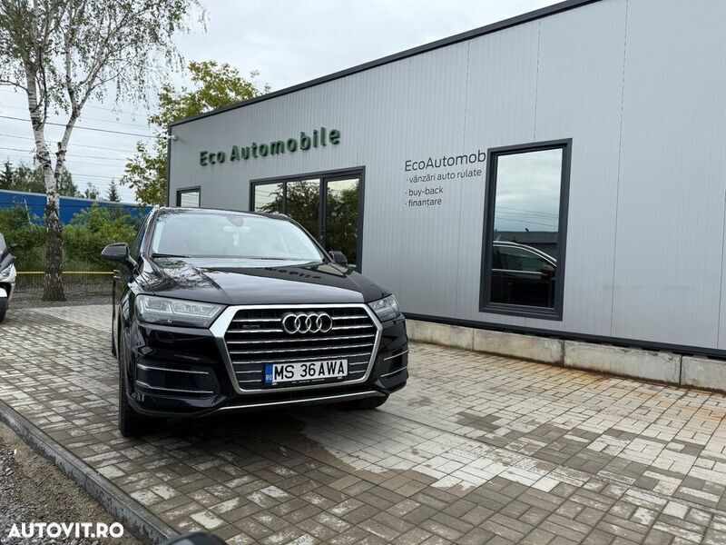 Negru Utilizat 2015 Audi Q7 SUV | 22.750 EUR (Preț bun) - Imagine 1/4
