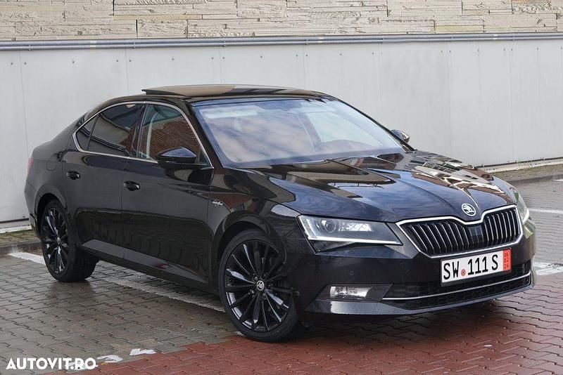 Culoarenegru Utilizat 2019 Skoda Superb LAURIN & KLEMENT Berlinǎ | 18.950 EUR (Preț OK) - Imagine 1/4
