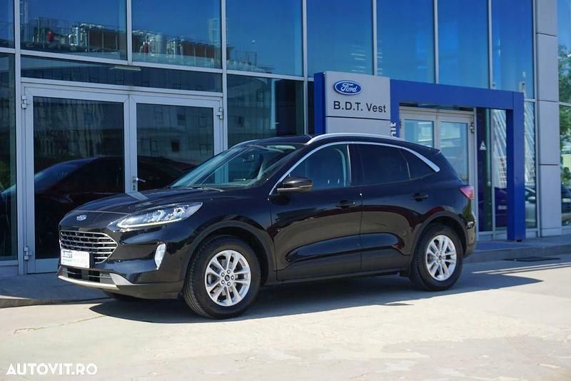 Negru Utilizat 2021 Ford Kuga SUV | 20.400 EUR (Preț OK) - Imagine 1/4