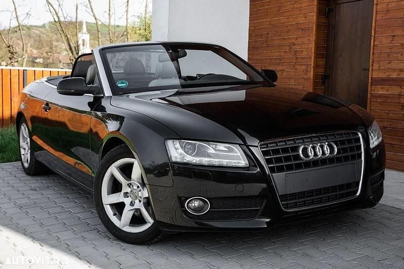Culoarenegru Utilizat 2010 Audi A5 Cabriolet Cabrio | 7.200 EUR (Puțin scump) - Imagine 1/4