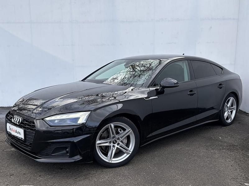 Second-hand Audi A5 Sportback Advanced 204 CP (150 kW) 2021 Negru  metalic Hatchback