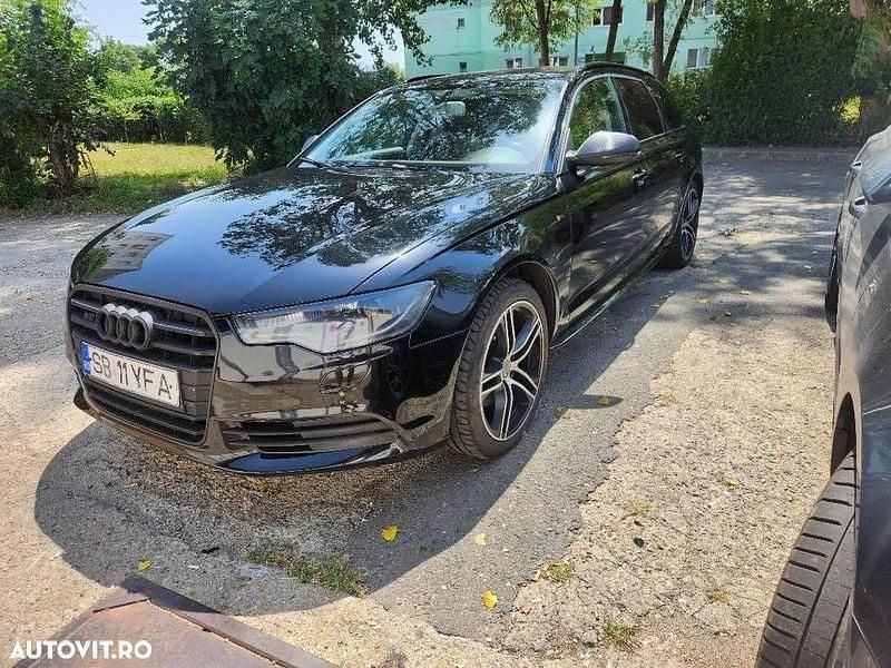 Negru Utilizat 2013 Audi A6 S-Line Break | 11.900 EUR (Preț OK) - Imagine 1/4