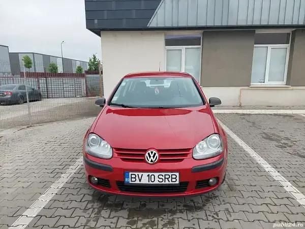 Rosu Utilizat 2008 VW Golf V Hatchback | 3.750 EUR (Preț OK) - Imagine 1/4