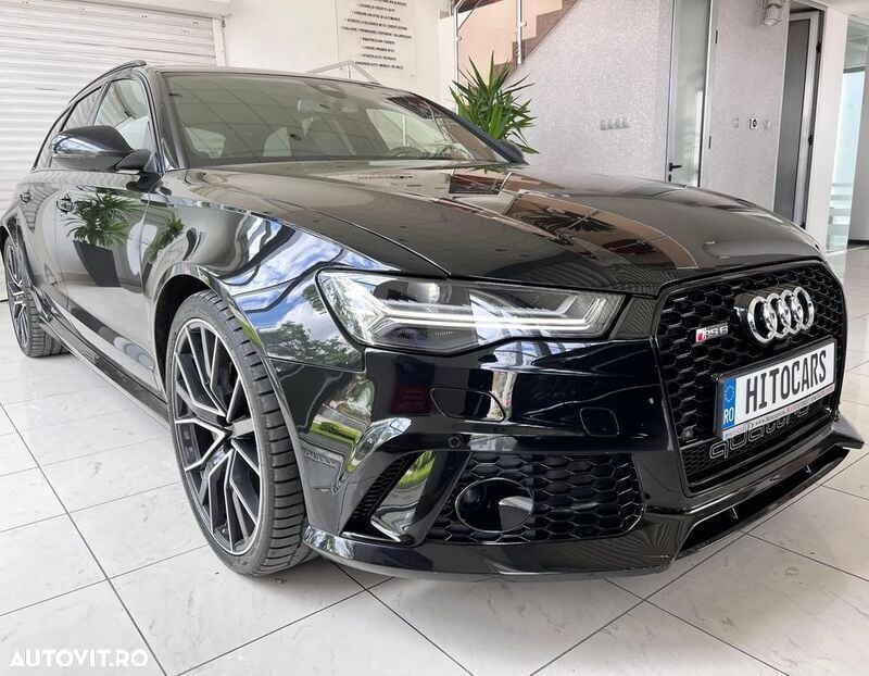 Negru Utilizat 2017 Audi RS6 Break | 53.228 EUR - Imagine 1/4