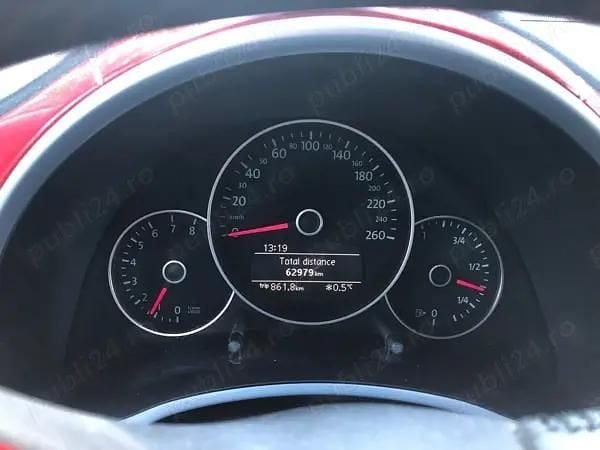 Second-hand VW Beetle Design 105 CP (77 kW) 2012 Rosu Hatchback