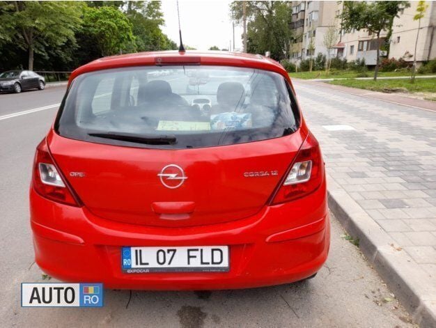 Second-hand Opel Corsa 79 CP (58 kW) 2008 Rosu Hatchback