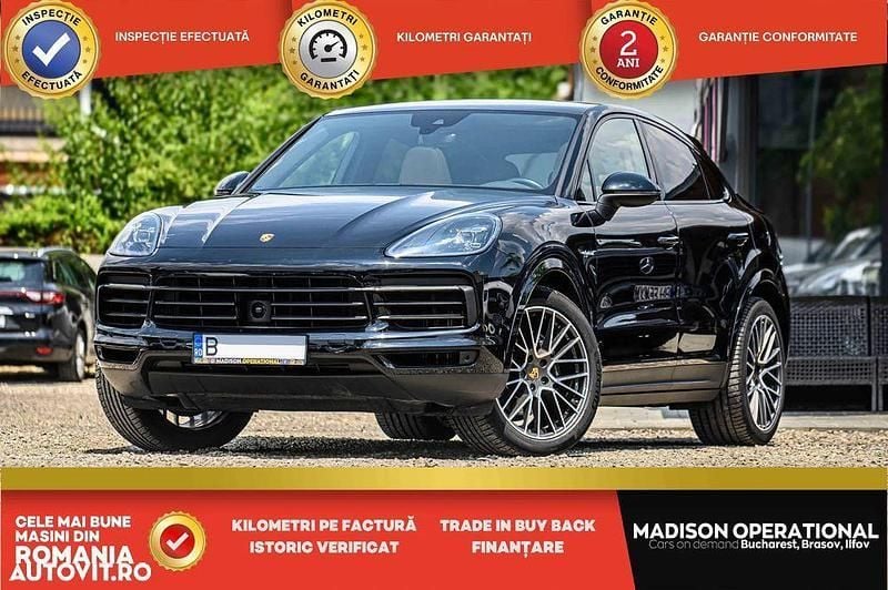 Negru Utilizat 2021 Porsche Cayenne SUV | 68.950 EUR (Super Preț) - Imagine 1/4