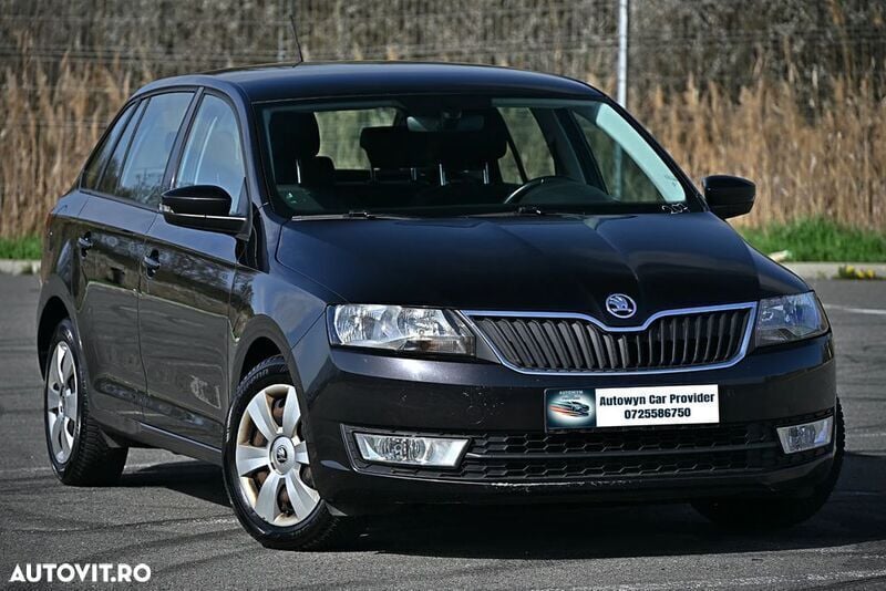 Negru Utilizat 2017 Skoda Rapid Clever Hatchback | 6.799 EUR (Preț OK) - Imagine 1/4