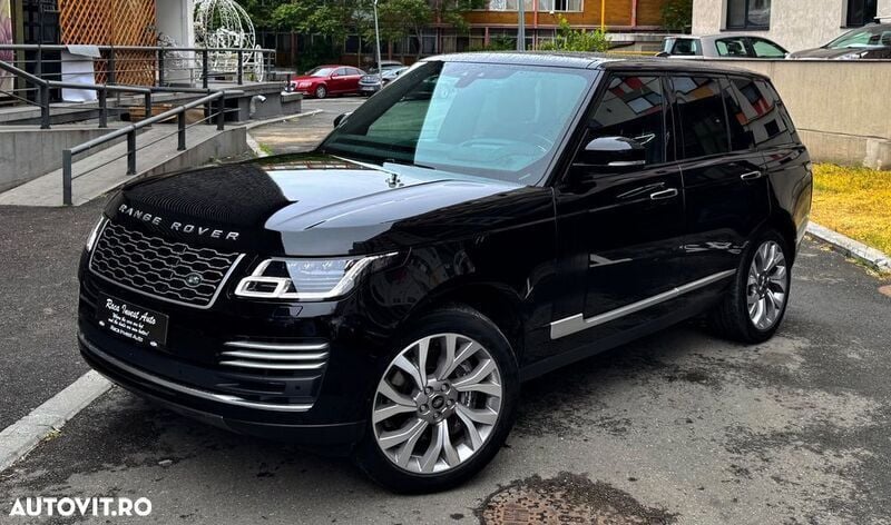 Negru Utilizat 2021 Land Rover Range Rover Autobiography SUV | 69.020 EUR - Imagine 1/4