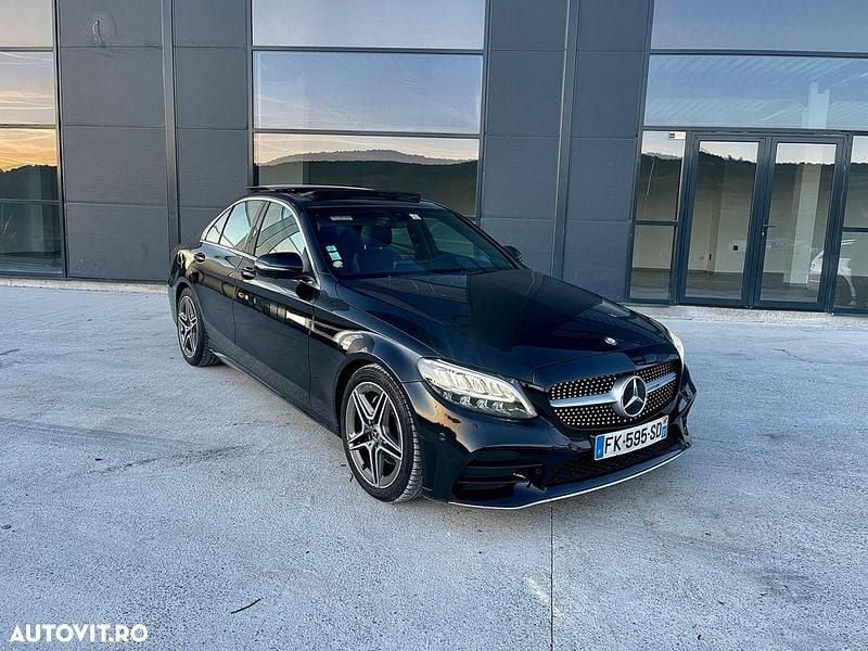 Negru Utilizat 2020 Mercedes C220 AMG line Berlinǎ | 19.900 EUR (Super Preț) - Imagine 1/4