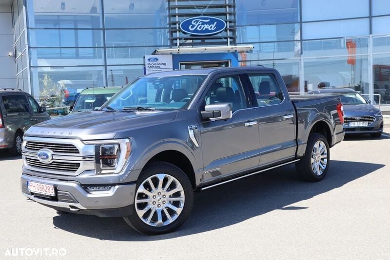 Gri Utilizat 2023 Ford F-150 Pickup | 100.555 EUR - Imagine 1/4