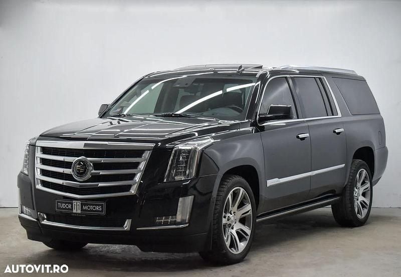 Negru Utilizat 2014 Cadillac Escalade SUV | 40.662 EUR - Imagine 1/4