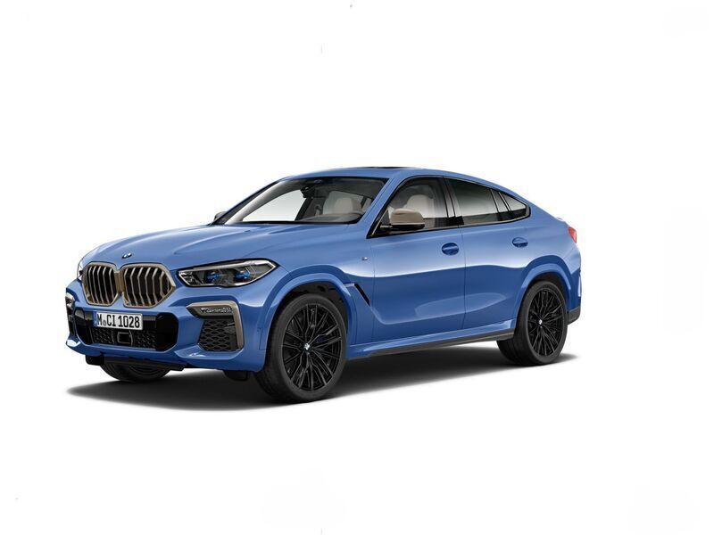 Riverside blue metallic metalizat Utilizat 2020 BMW X6 M50 Comfort Edition SUV | 59.476 EUR - Imagine 1/4