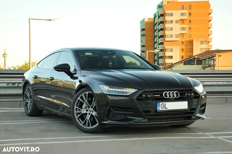 Negru Utilizat 2019 Audi A7 Hatchback | 33.900 EUR (Preț bun) - Imagine 1/4