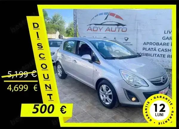 Argintiu Utilizat 2013 Opel Corsa drive Break | 5.199 EUR - Imagine 1/4