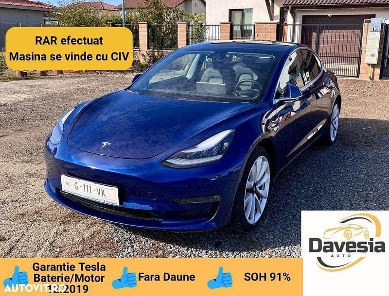 Culoaregri Utilizat 2019 Tesla Model 3 Berlinǎ | 23.799 EUR (Preț OK) - Imagine 1/4