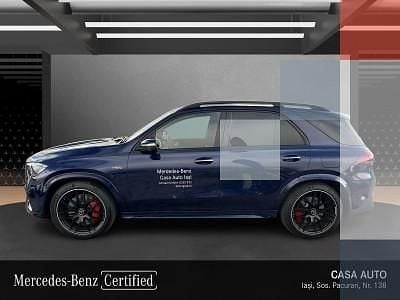 Second-hand Mercedes GLE53 AMG AMG 619 CP (455 kW) 2025 170 cpputere motor electricvopsea manufaktur albastru mystic metallic SUV