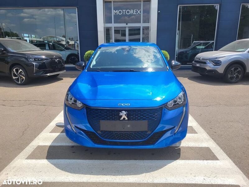 Albastru Utilizat 2023 Peugeot e-208 Allure Hatchback | 22.359 EUR - Imagine 1/4