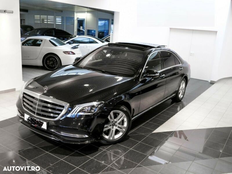 Negru Utilizat 2018 Mercedes S350 Berlinǎ | 63.458 EUR - Imagine 1/4
