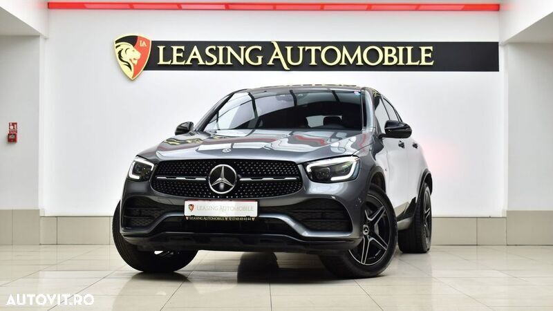 Gri Utilizat 2020 Mercedes GLC300 AMG line Coupe | 42.338 EUR (Puțin scump) - Imagine 1/4