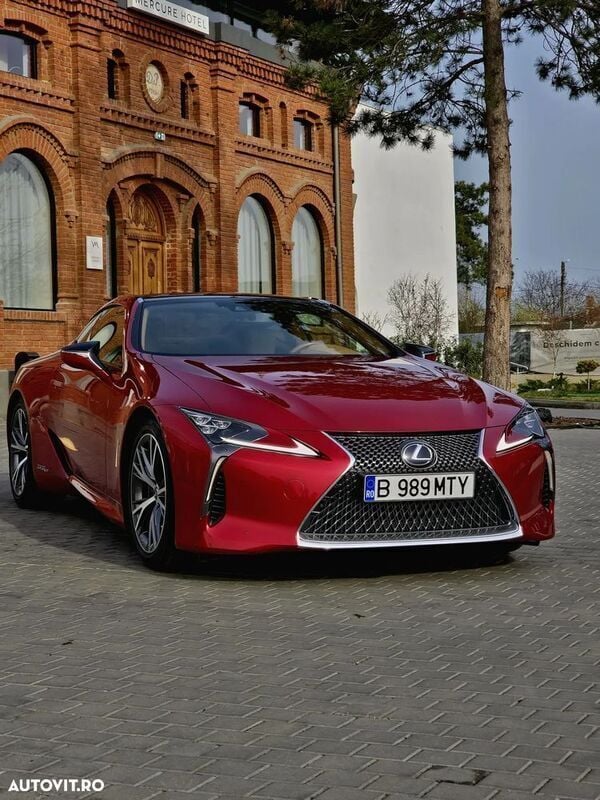 Rosu Utilizat 2018 Lexus LC 500 Luxury Line Coupe | 72.999 EUR - Imagine 1/4