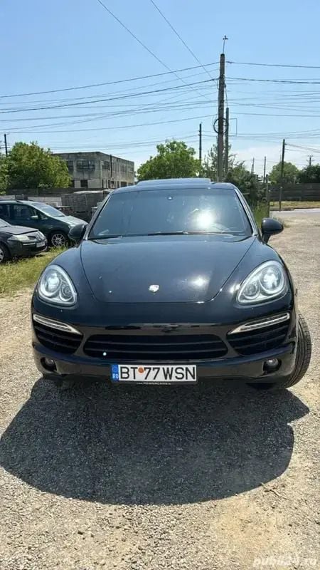 Negru Utilizat 2014 Porsche Cayenne SUV | 20.800 EUR (Super Preț) - Imagine 1/4