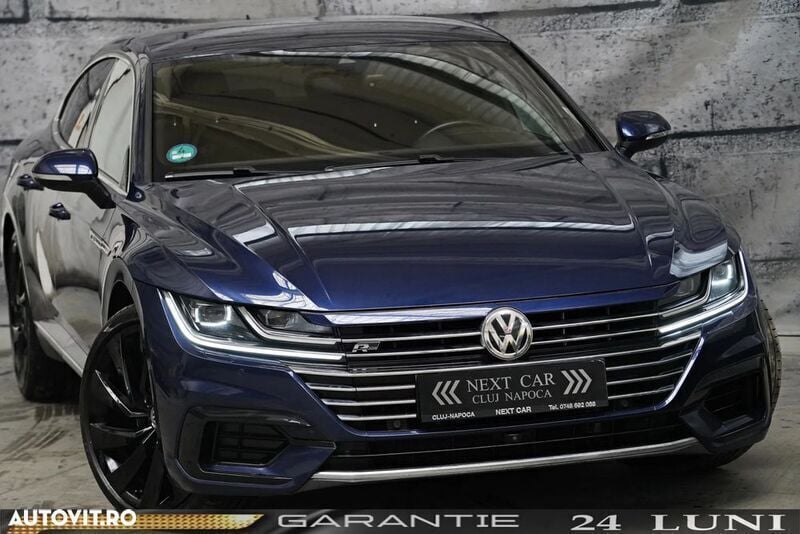 Albastru Utilizat 2018 VW Arteon R-line Berlinǎ | 21.750 EUR (Preț OK) - Imagine 1/4