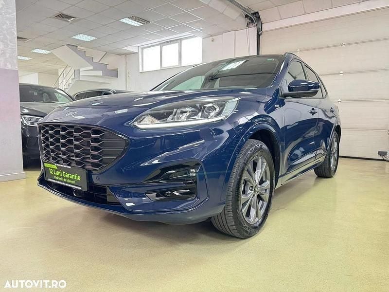 Culoarealbastru Utilizat 2022 Ford Kuga ST-Line X SUV | 23.499 EUR - Imagine 1/4
