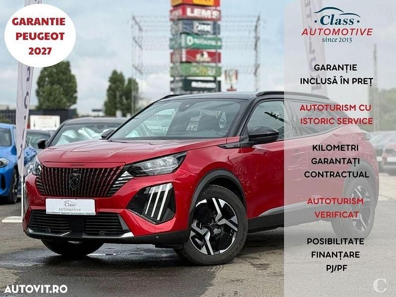 Rosu Utilizat 2024 Peugeot 2008 GT SUV | 22.868 EUR (Puțin scump) - Imagine 1/4