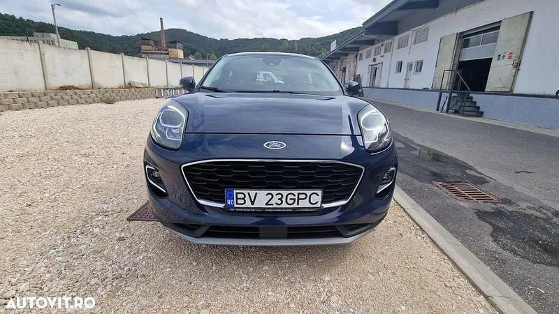 Culoarealbastru Utilizat 2021 Ford Puma Titanium SUV | 11.495 EUR - Imagine 1/4