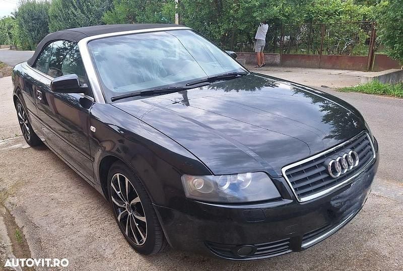 Culoarenegru Utilizat 2004 Audi A4 Cabriolet Cabrio | 2.200 EUR - Imagine 1/4