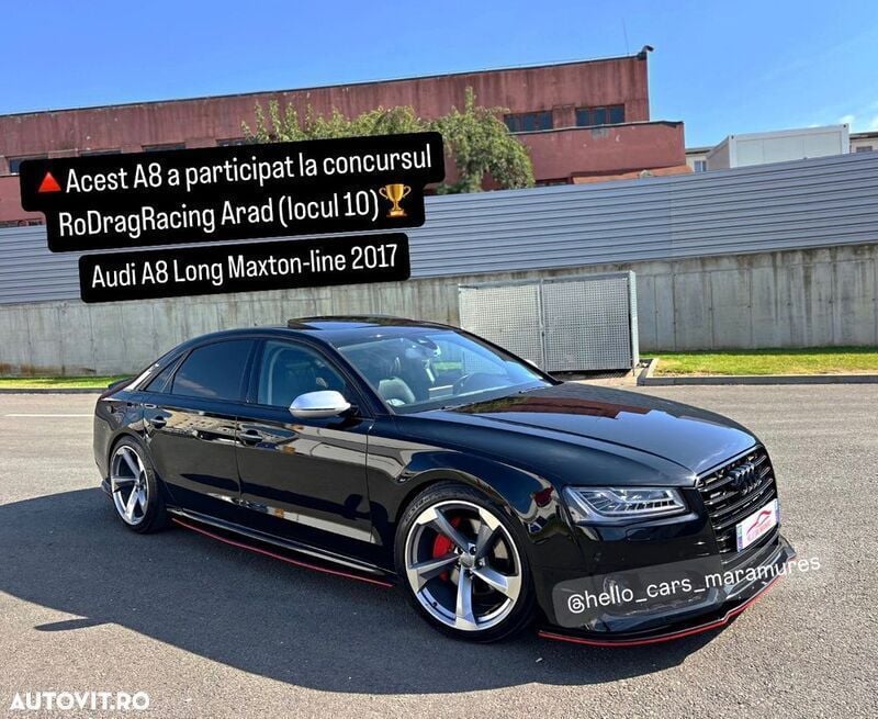 Second-hand Audi A8L Comfort 262 CP (192 kW) 2017 Negru Berlinǎ