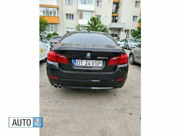 Negru Utilizat 2010 BMW 520 Berlinǎ | 9.999 EUR (Preț OK) - Imagine 1/3