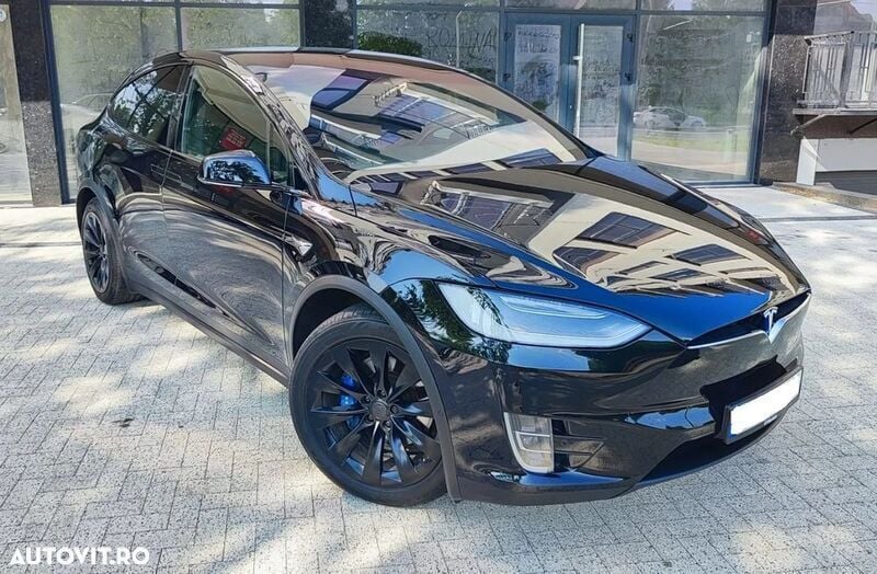 Negru Utilizat 2017 Tesla Model X SUV | 24.900 EUR - Imagine 1/4