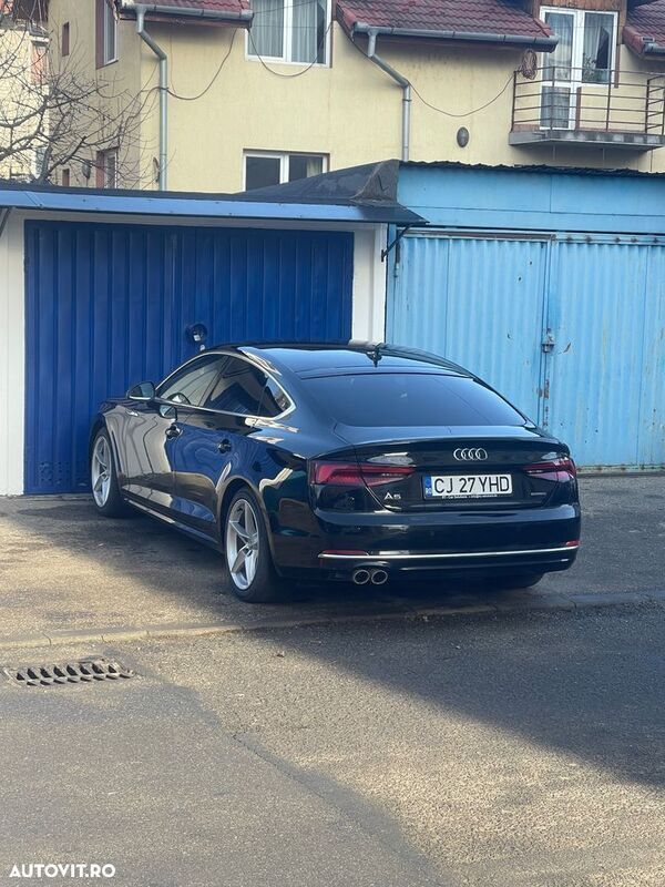 Negru Utilizat 2018 Audi A5 Sportback Coupe | 18.700 EUR (Preț OK) - Imagine 1/4