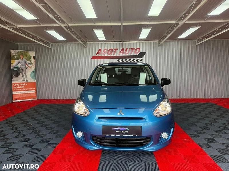 Second-hand Mitsubishi Space Star 71 CP (52 kW) 2013 Culoarealbastru Hatchback