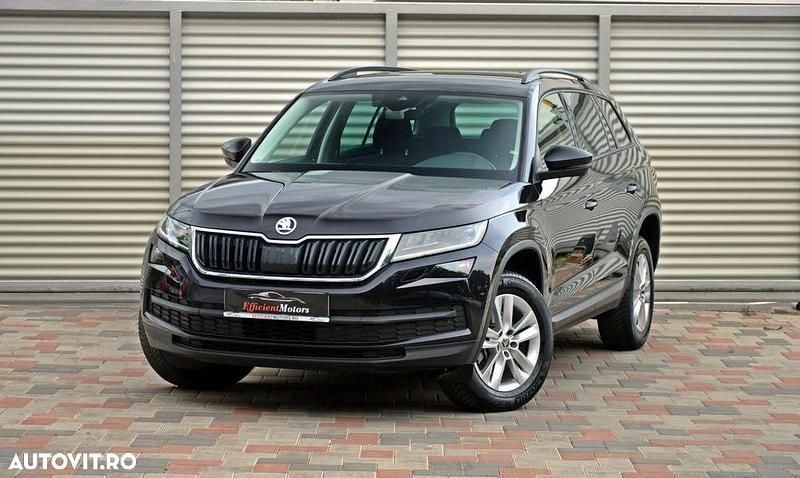 Negru Utilizat 2021 Skoda Kodiaq Ambition SUV | 20.490 EUR (Super Preț) - Imagine 1/4