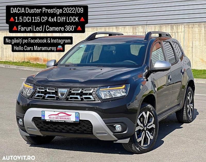 Culoarenegru Utilizat 2022 Dacia Duster Prestige SUV | 19.990 EUR (Scump) - Imagine 1/4