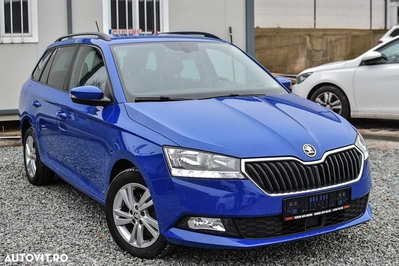 Culoarealbastru Second-hand 2020 Skoda Fabia Best of Break | 6.999 EUR (Preț bun) - Imagine 1/4