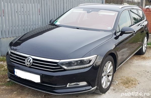 Negru Utilizat 2017 VW Passat Break | 18.400 EUR (Scump) - Imagine 1/4
