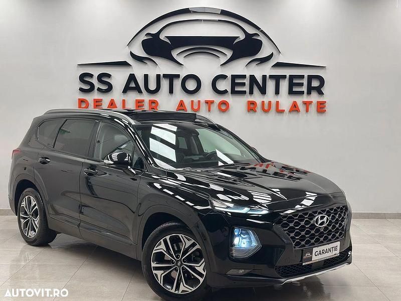 Negru Utilizat 2020 Hyundai Santa Fe SUV | 23.990 EUR (Preț OK) - Imagine 1/4