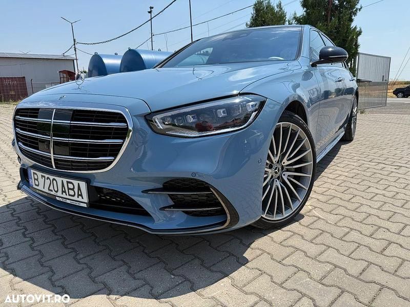Culoarealbastru Utilizat 2024 Mercedes S580 Berlinǎ | 156.900 EUR (Scump) - Imagine 1/4