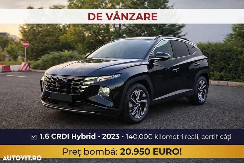 Culoarenegru Utilizat 2022 Hyundai Tucson SUV | 20.990 EUR (Super Preț) - Imagine 1/4